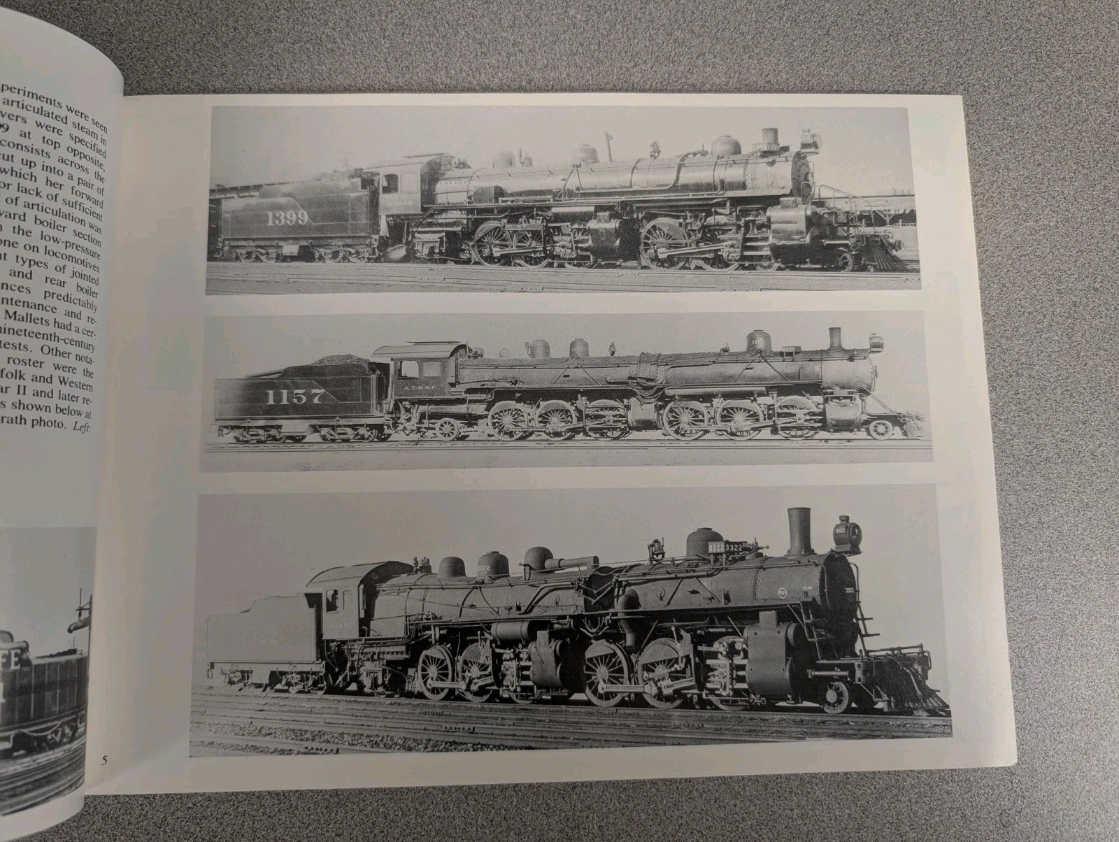 Vintage Giants of the Rails Articulated Steam Book + Rand McNally RR Maps