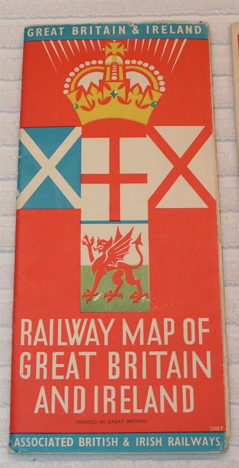 1950’s Collection of 2 Great Britain & Ireland Railway Maps