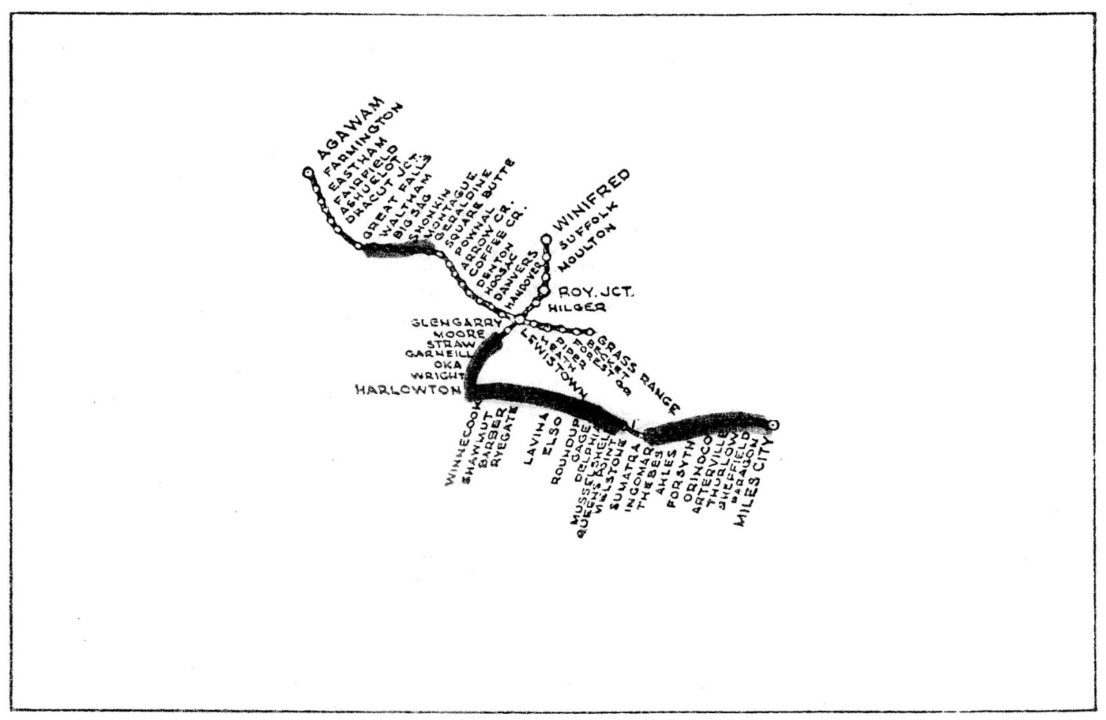 Milwaukee Road Railroad 1976 Montana Division Track Chart PDF Pages on DVD