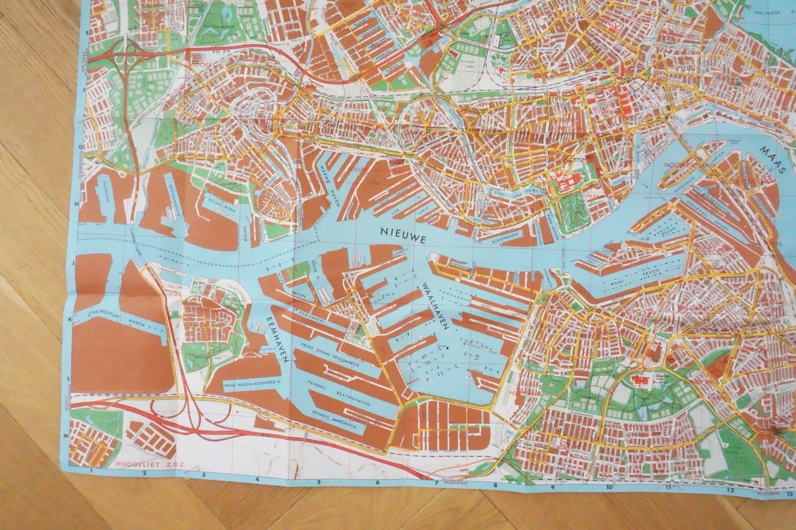 Rotterdam Holland Netherlands Metropool Tram Bus Railway Route Map