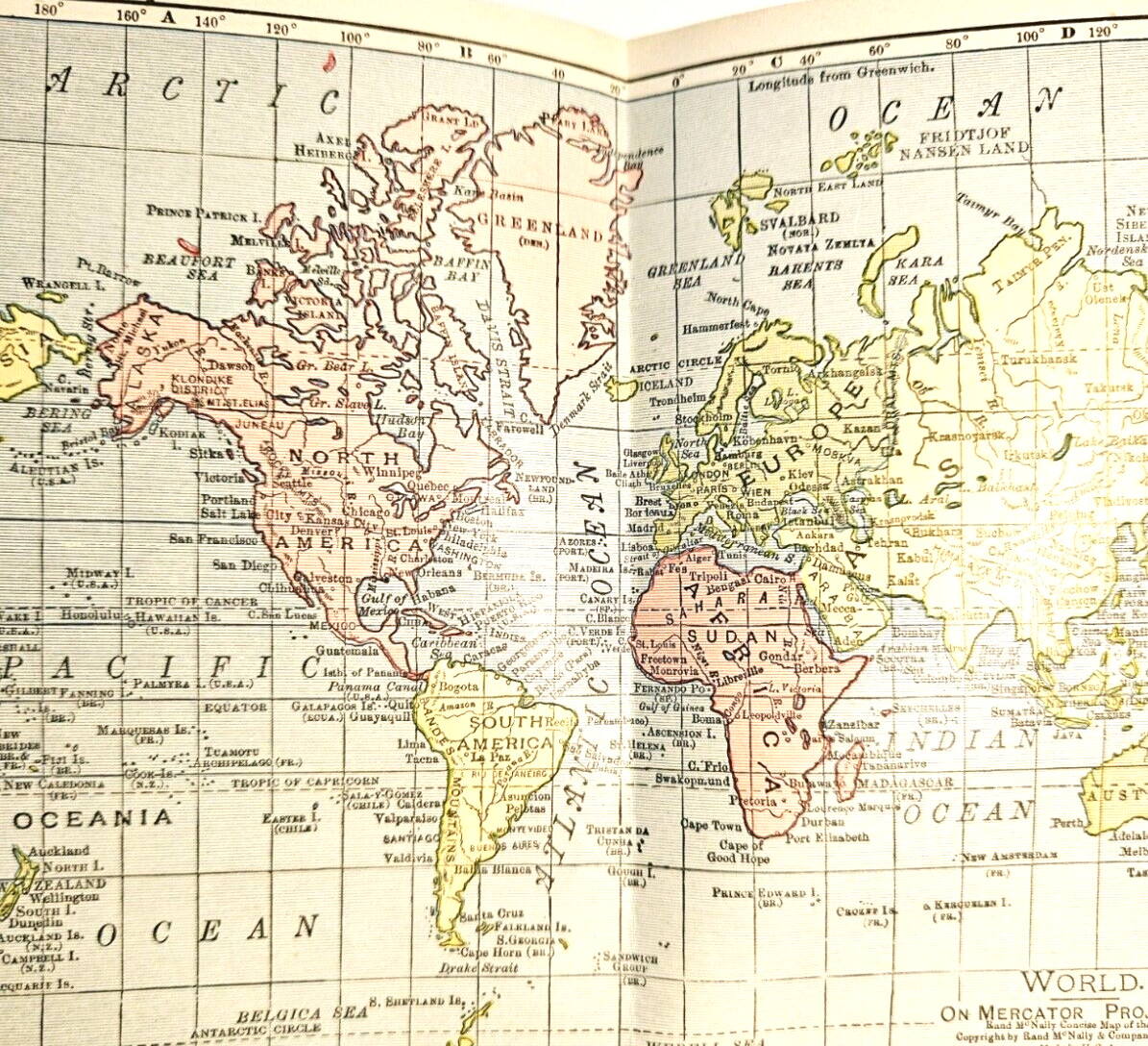Union Pacific Pocket Atlas of the World The Strategic Middle Route