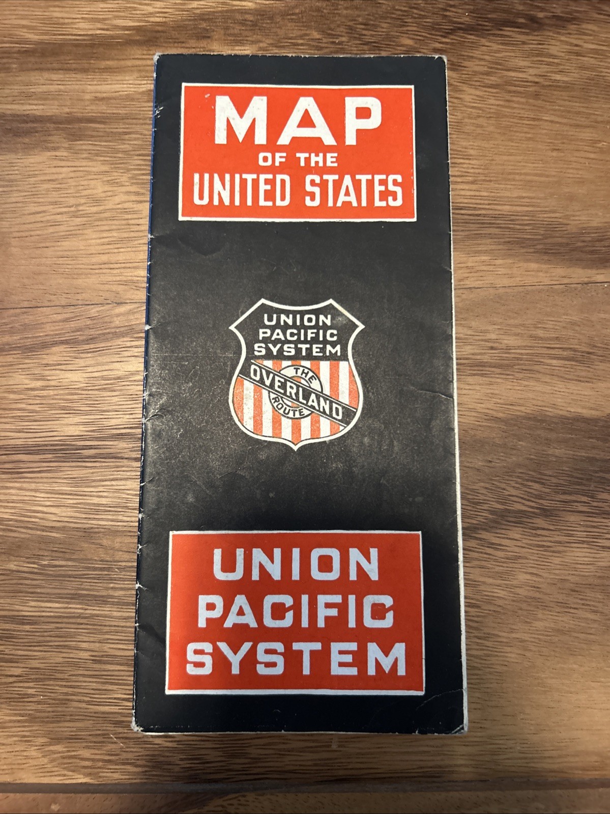 Vintage 1930 Union Pacific System Map of the United States