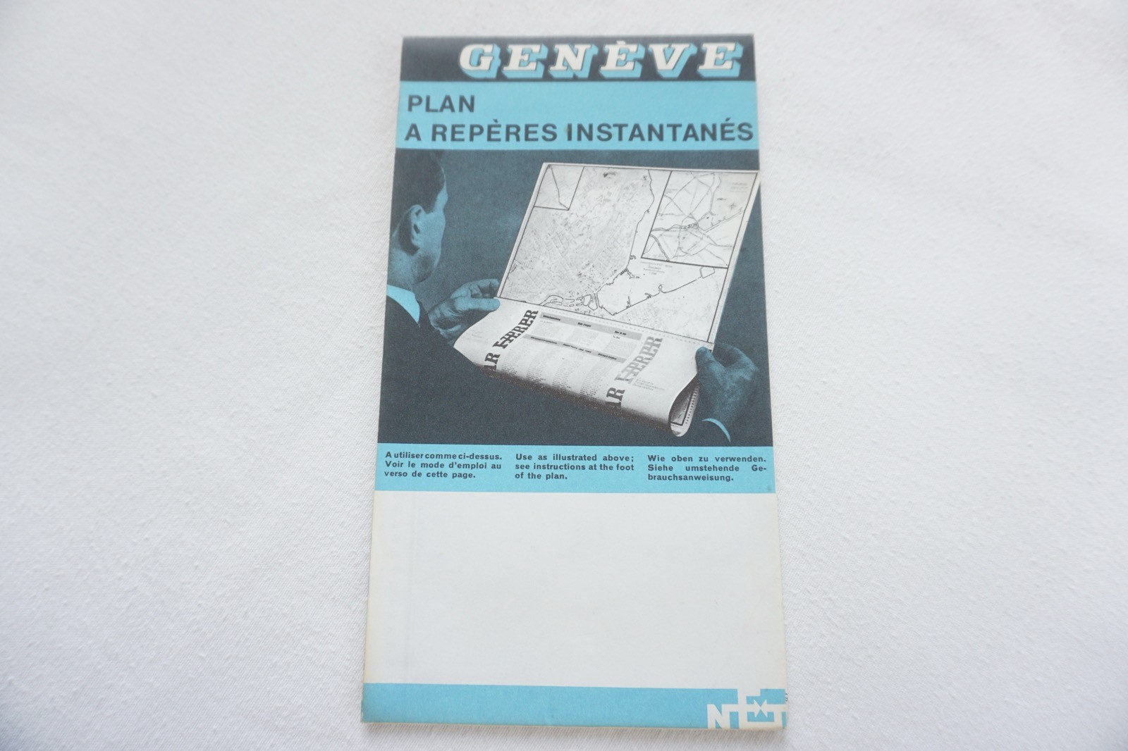 1980 Geneva Switzerland Suisse Railway Bus Tram Route Map