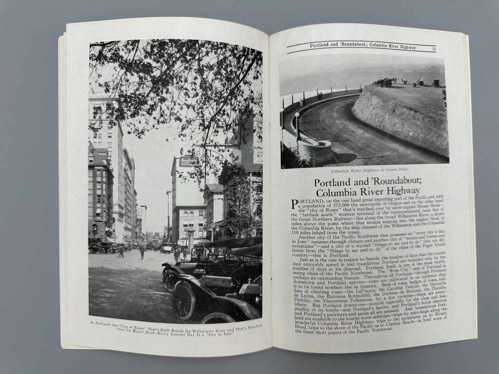 1910 GREAT NORTHERN RAILWAY Railroad WESTERN TRIPS Eastern People Advertising
