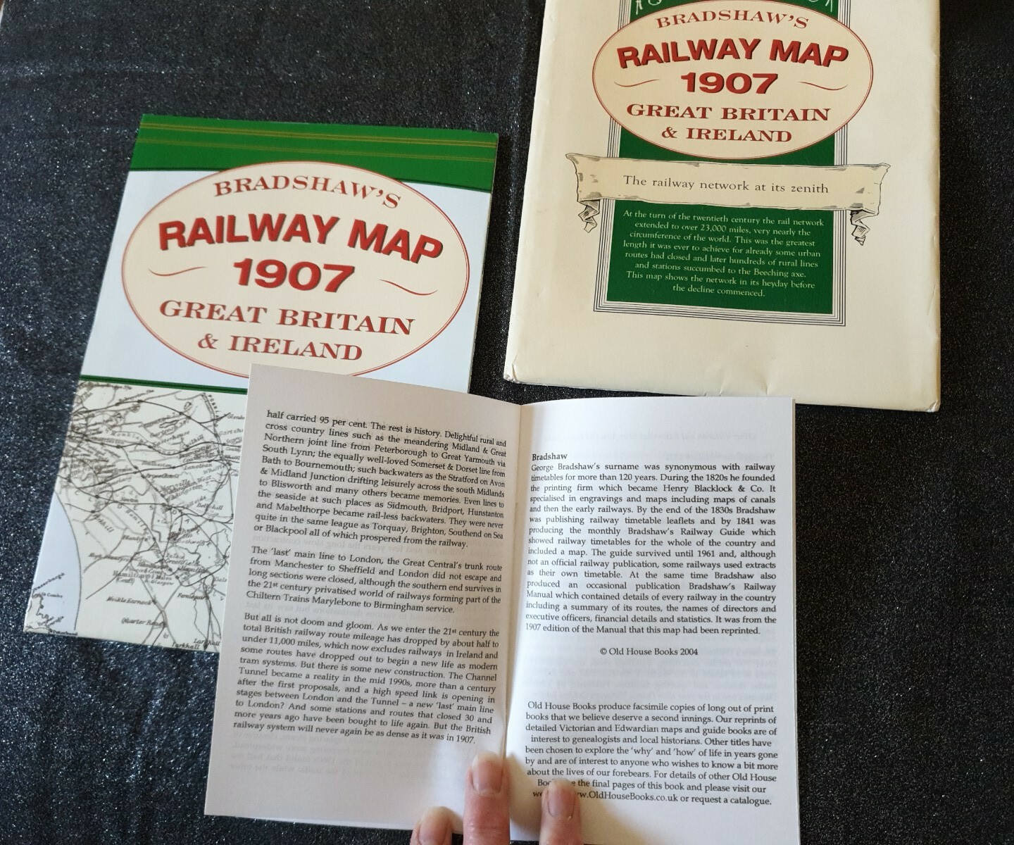 Bradshaw’s Railway Map 1907 Great Britain And Ireland. Reproduction.