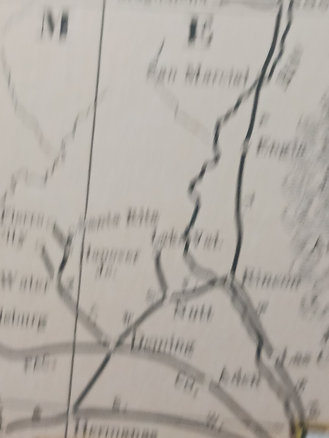 ~1906 Train Route Map COLORADO Utah ARIZONA New Mexico all Railroad Lines 11×9″