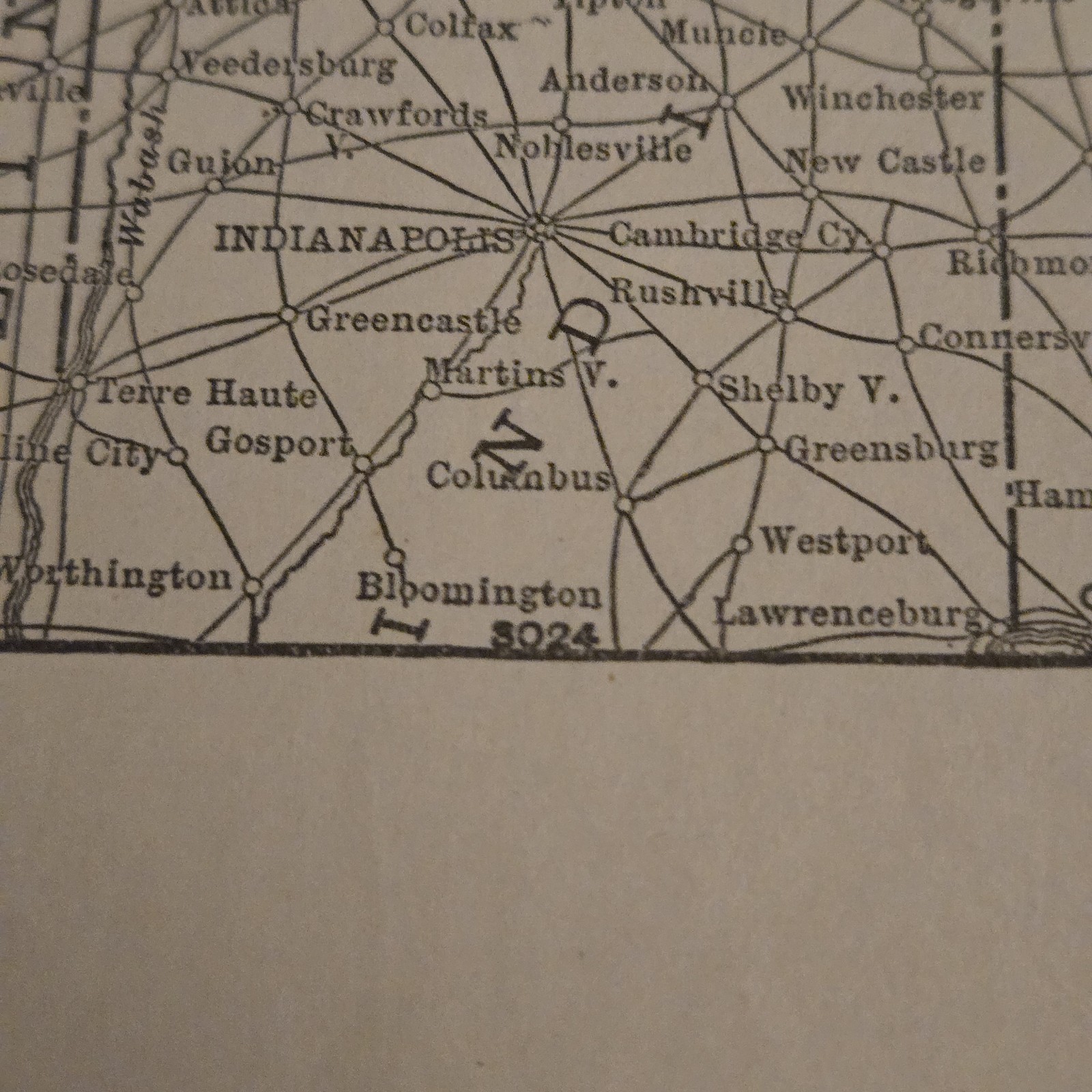 1910 Grand Trunk Railway System & Connections Map 3024 Original Northeast US