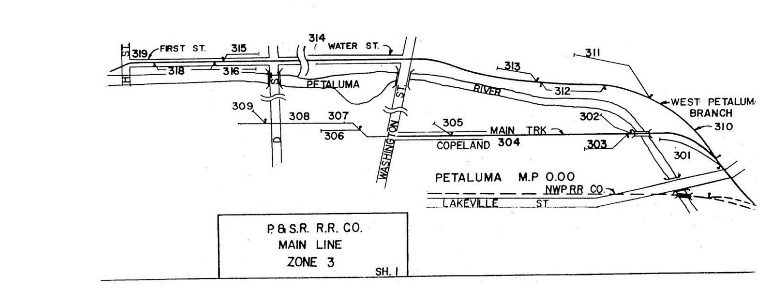 Northwestern Pacific RR 1973 San Rafael to Willits SPINS PDF Pages on DVD