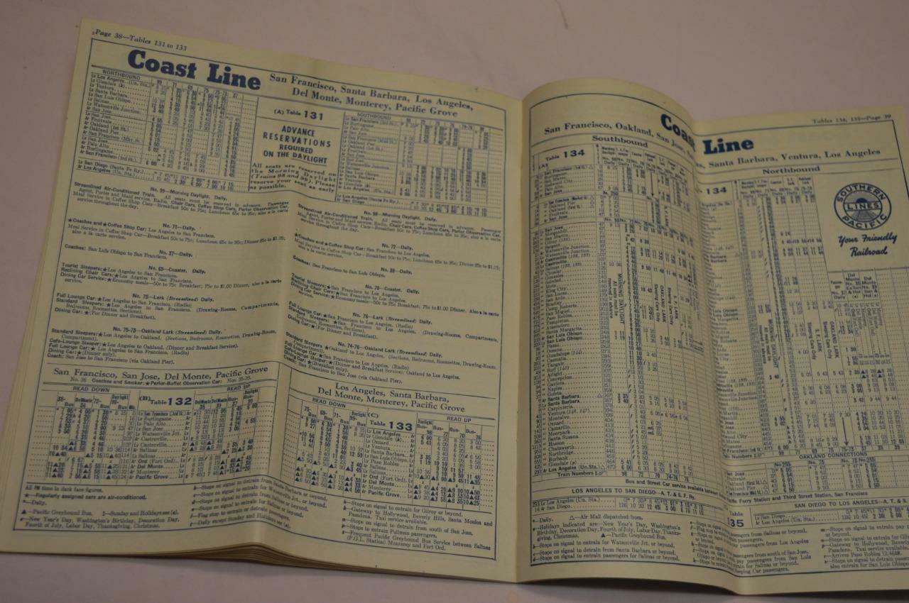 1943 SOUTHERN PACIFIC RAILROAD MAP LOUISIANA TEXAS NEW MEXICO MEXICO ARIZONA