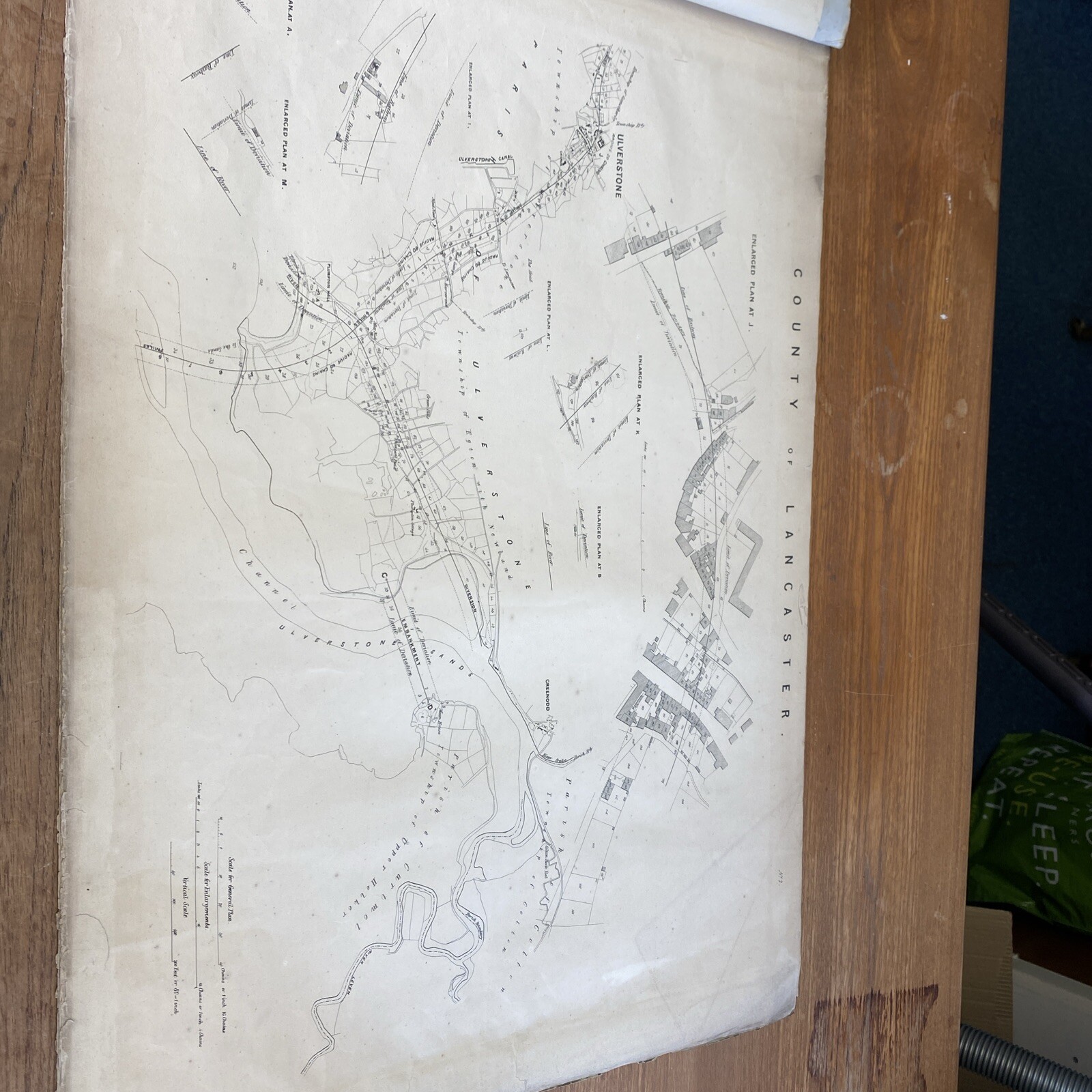 Whitehaven Furness Junction Railway Plans & Sections 1846 Engineers Lancashire