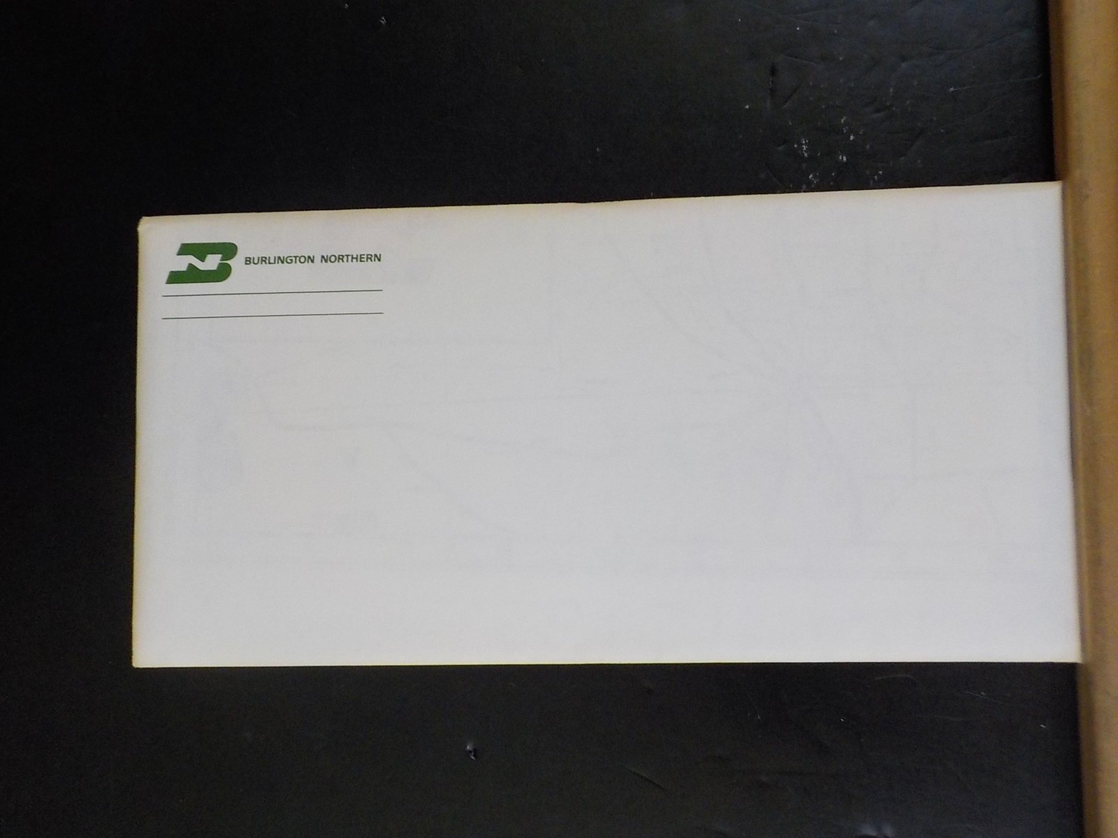 Map Burlington Northern North Dakota State Railroad Map 1983 August