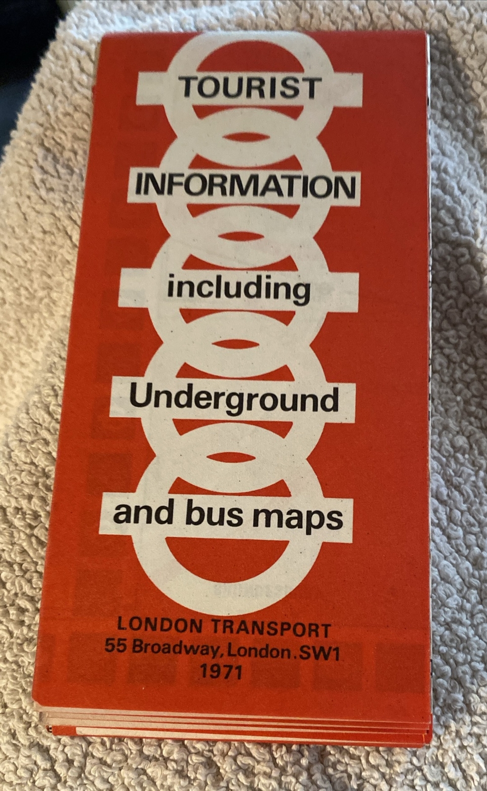 London Transport Underground Tourist Info & Bus Maps 1971