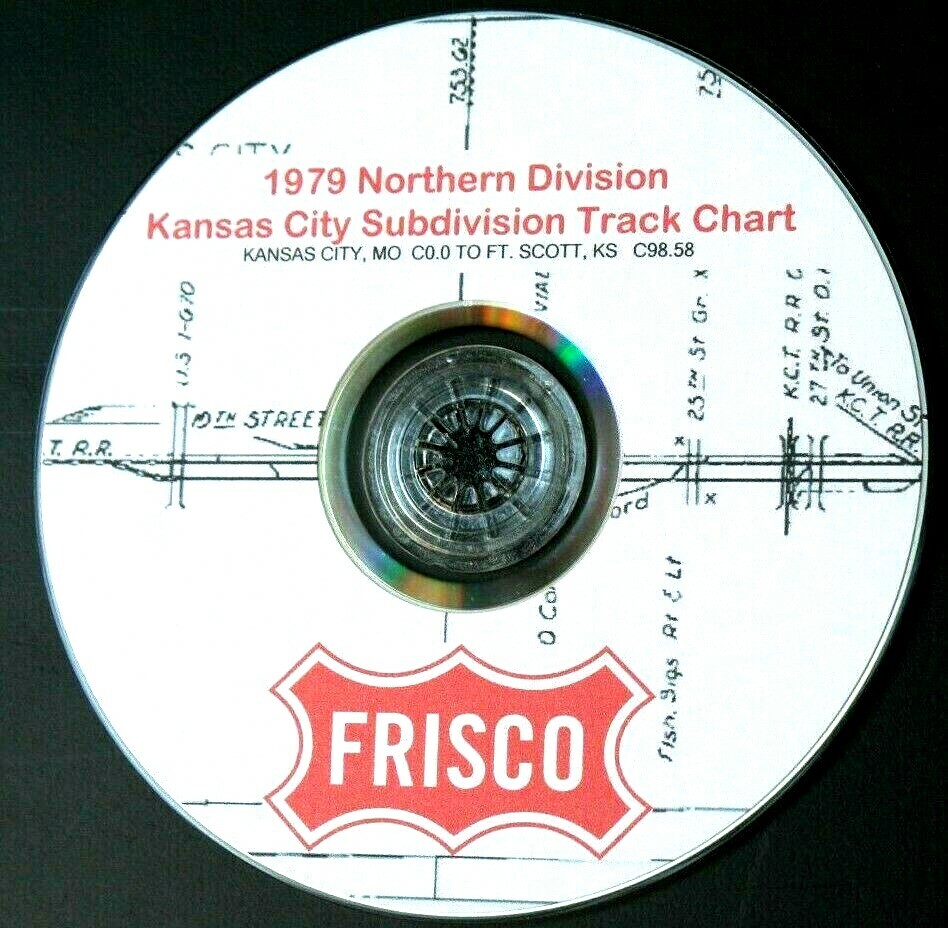 St Louis San Francisico 1979 Northern Division KC Sub Track Chart Pages on DVD