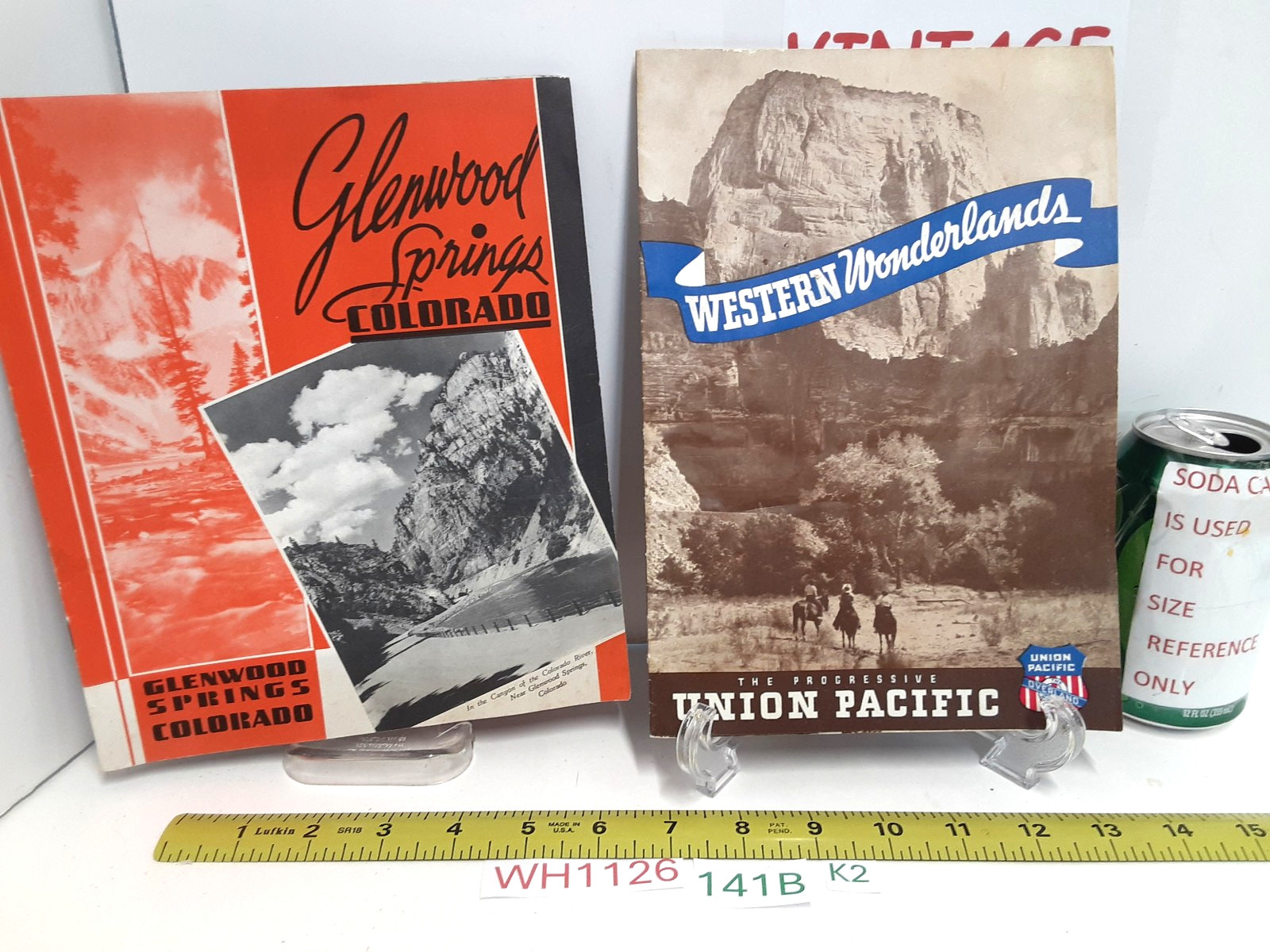 Western Wonderlands Union Pacific Railroad & Glenwood Springs Co Fold Out Broch