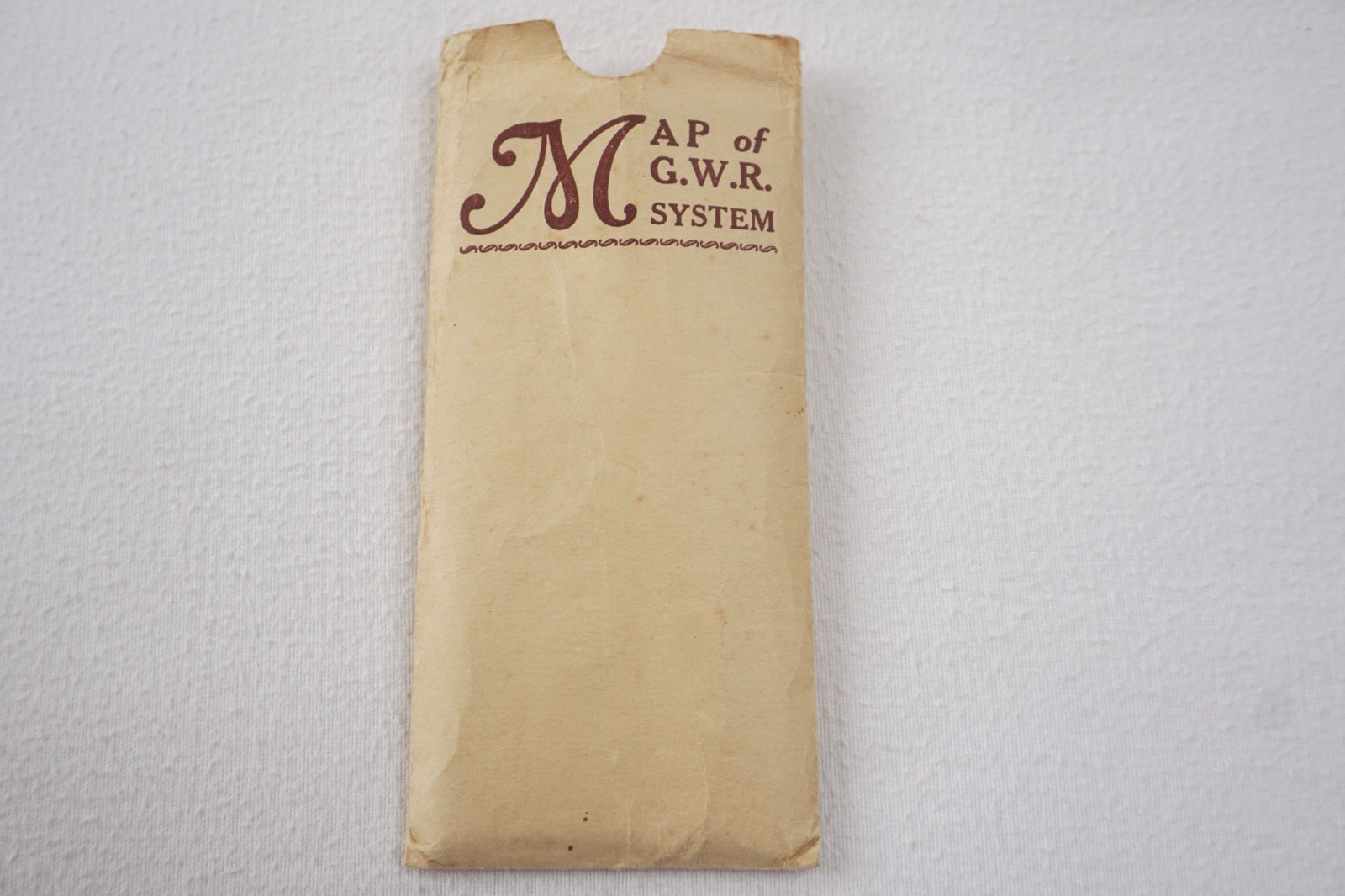 GWR System Map Pocket Railway Map & Pouch