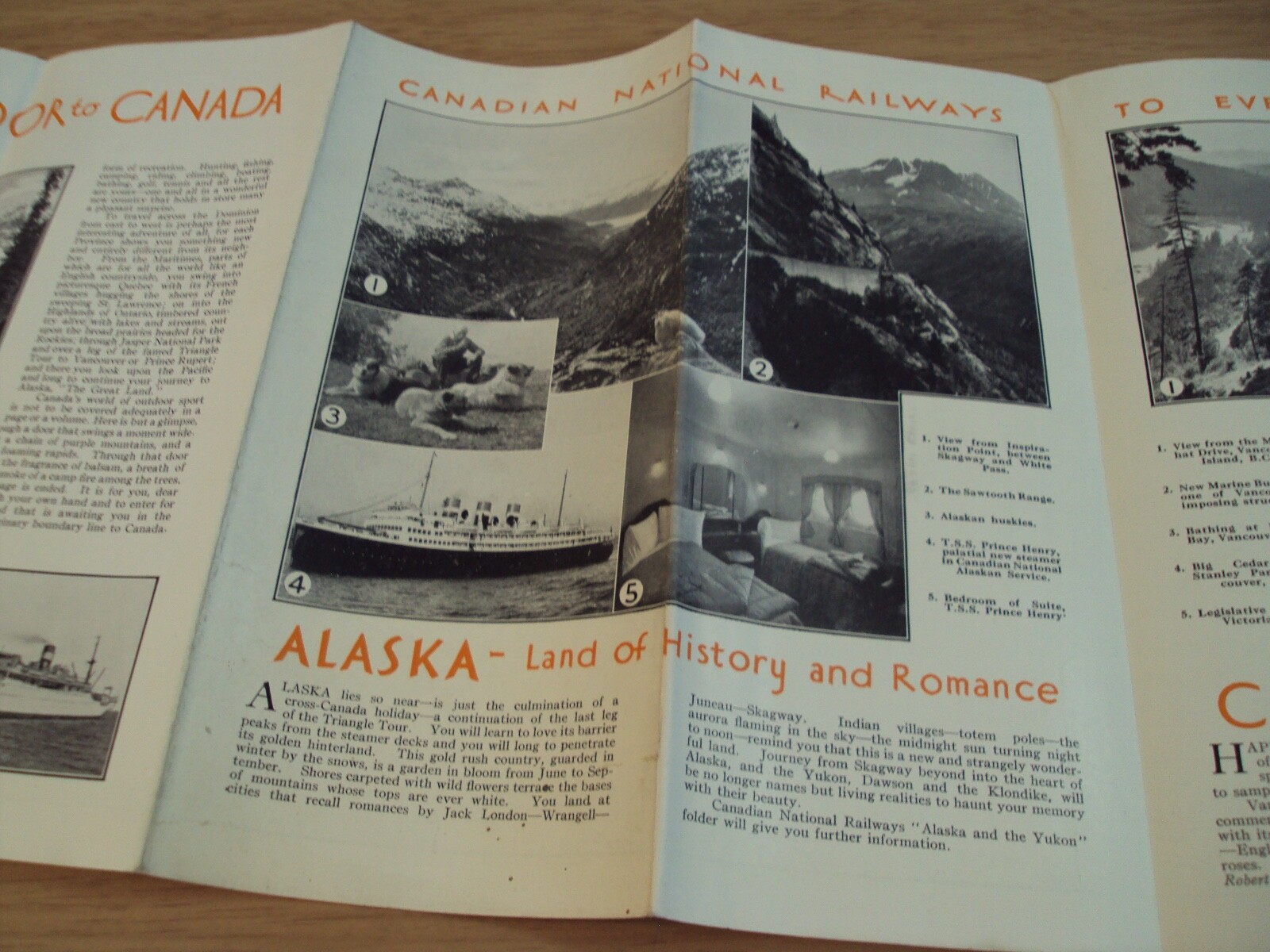 1931 ‘TOURIST’S MAP’ of CANADA~Canadian National RAILWAYS~West Indies/BERMUDA~
