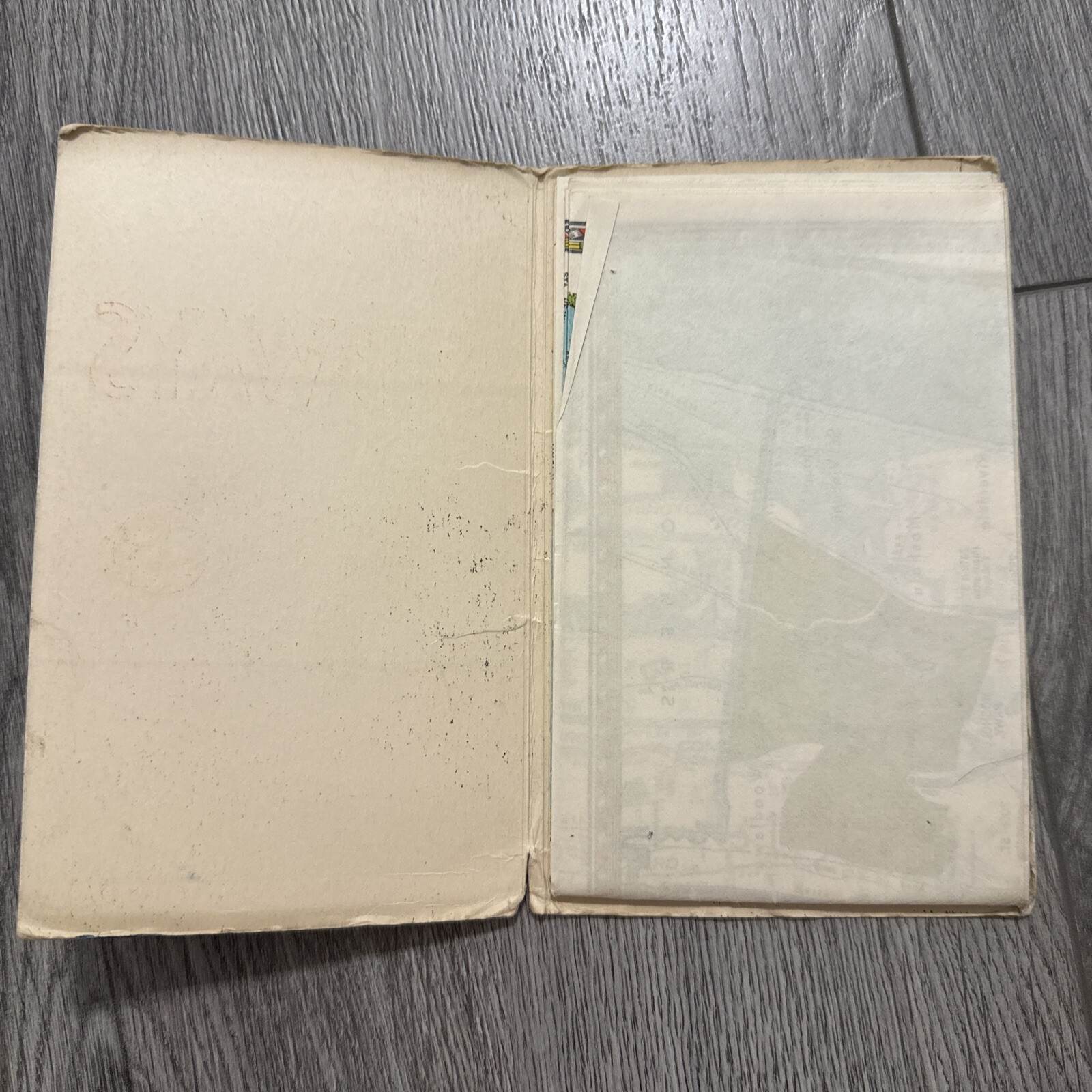 HAGSTROM’S MAP OF NEW YORK SUBWAYS ELEVATED LINES 1947 SOFT COVER FOLDED $.50