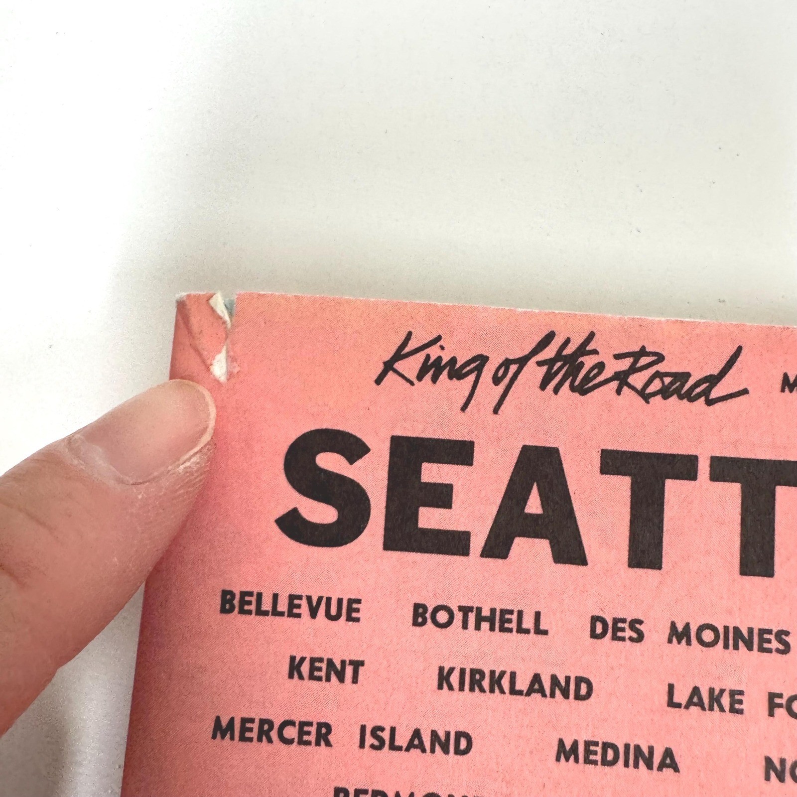 Vtg Road Maps Set of PNW paper ephemera for display, scrapbooking, crafting, etc