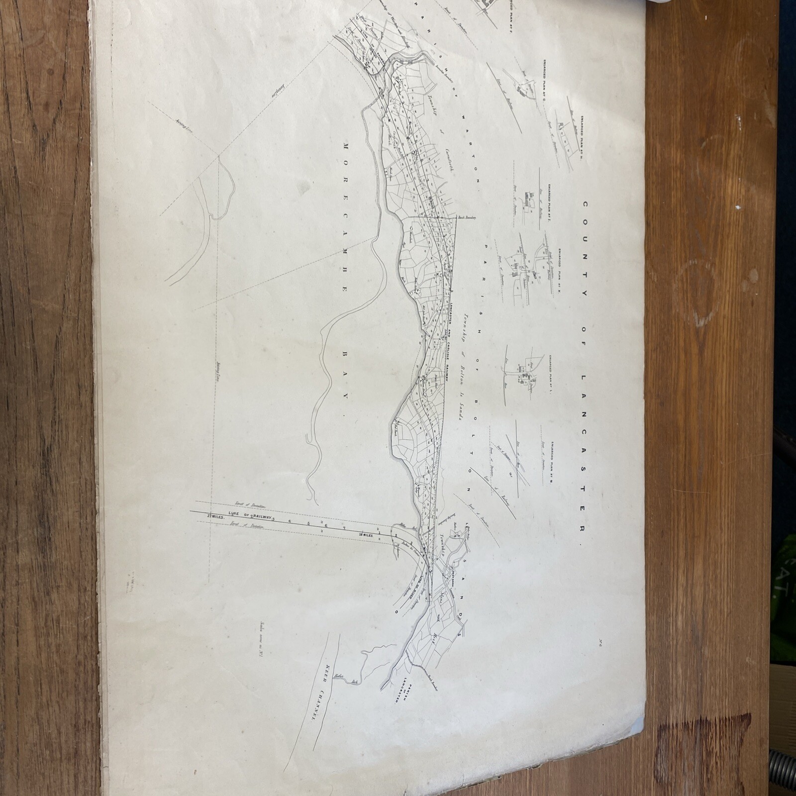 Whitehaven Furness Junction Railway Plans & Sections 1846 Engineers Lancashire