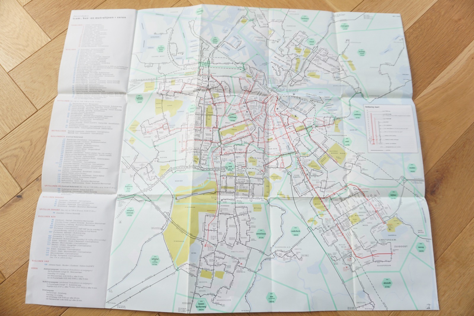 1988 1989 1990 Amsterdam Netherlands GVB Bus Tram Route Map x3