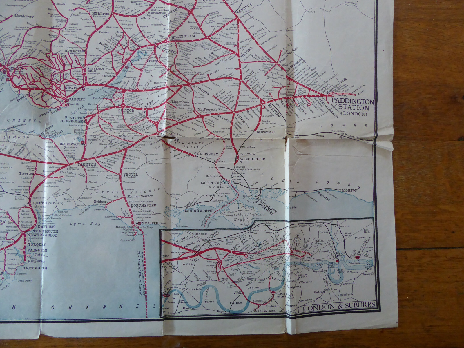Map of GWR System