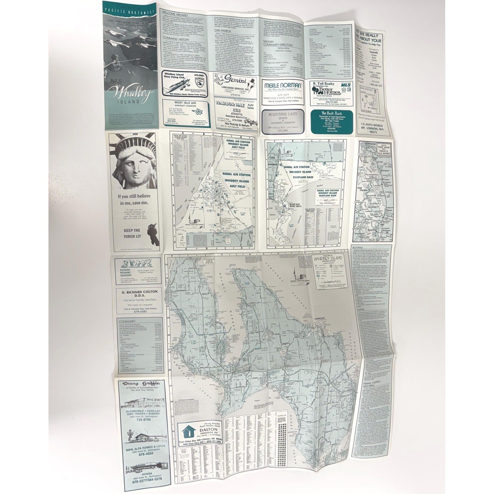 Vtg Road Maps Set of PNW paper ephemera for display, scrapbooking, crafting, etc