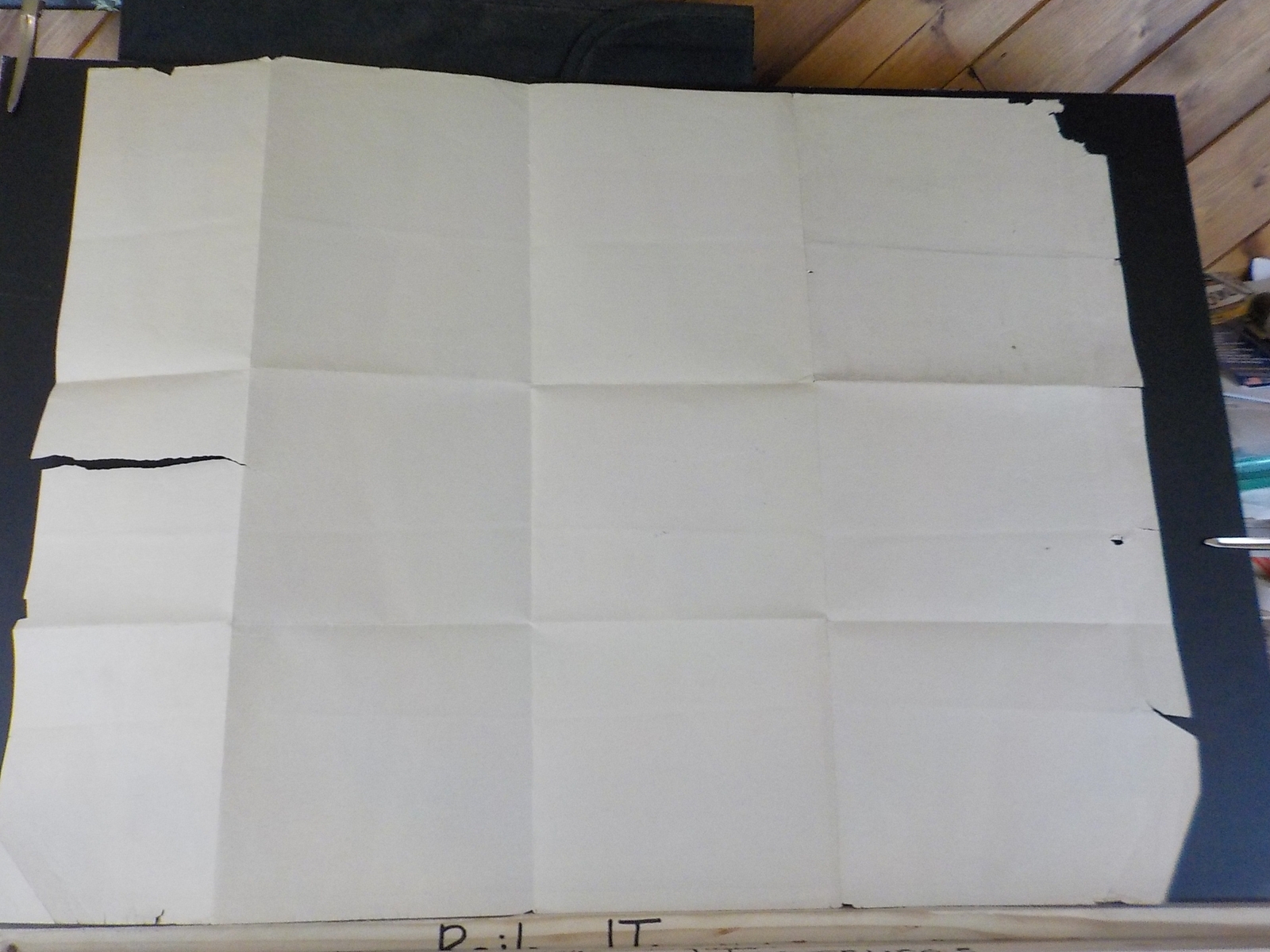 Map Reading Company System 1951 Folded fragile