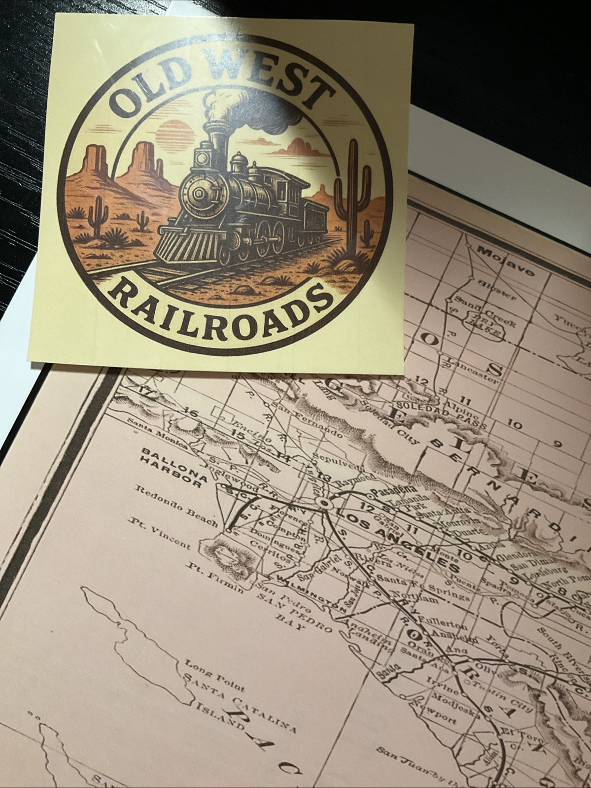 Southern California Railway Route Map