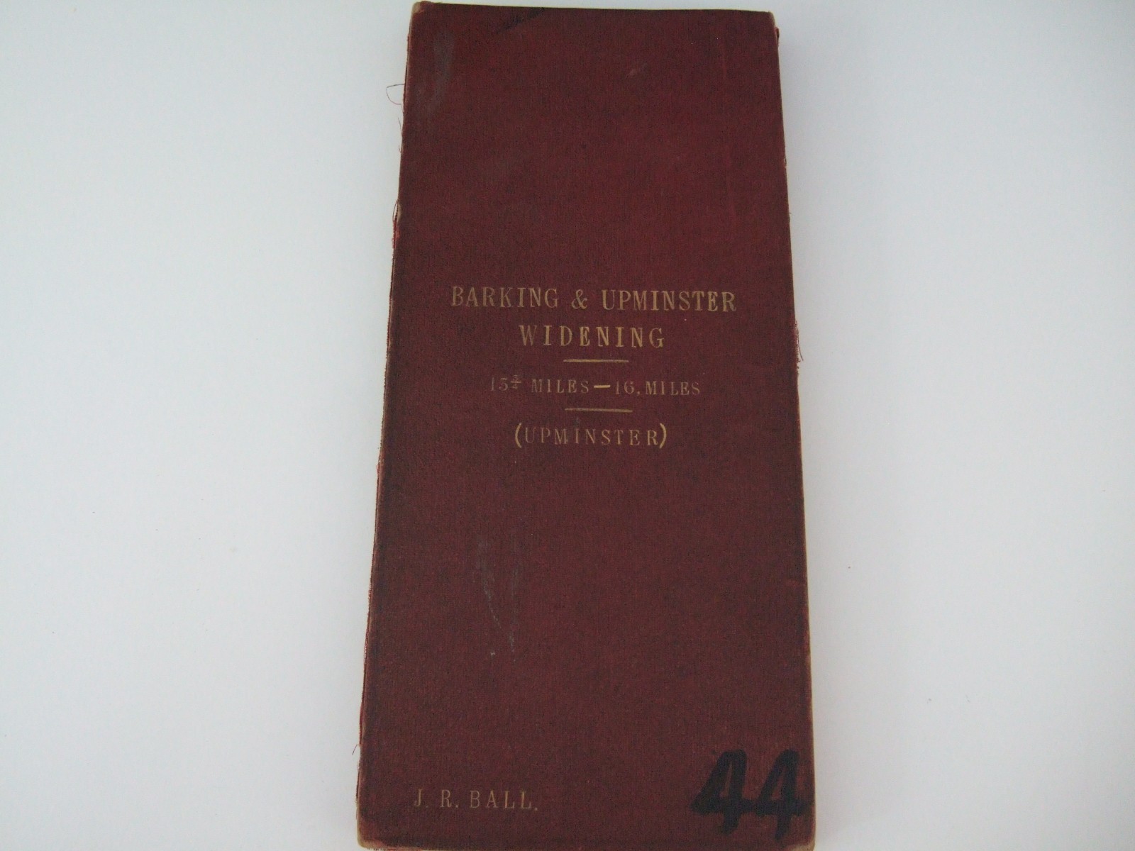 BARKING AND UPMINSTER WIDENING original Engineering Plan. 1920s/30s. LMS. VGC.