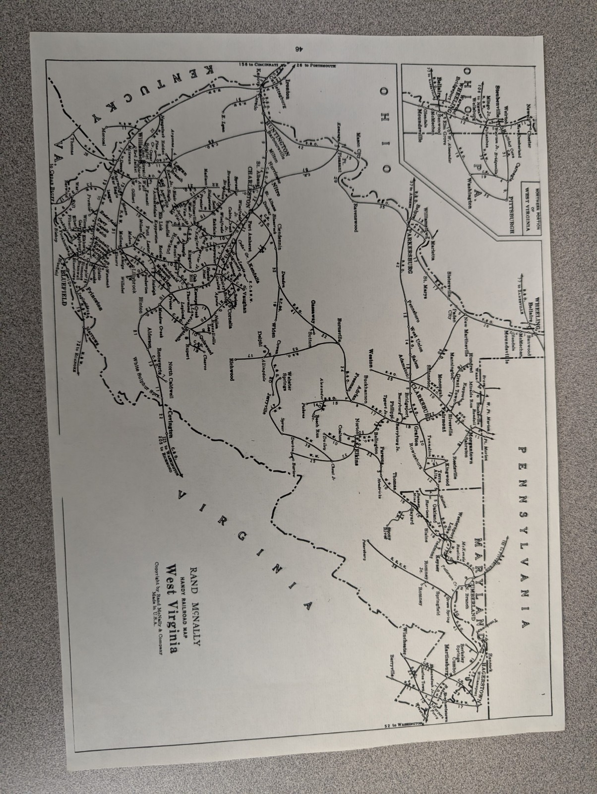Vintage Giants of the Rails Articulated Steam Book + Rand McNally RR Maps