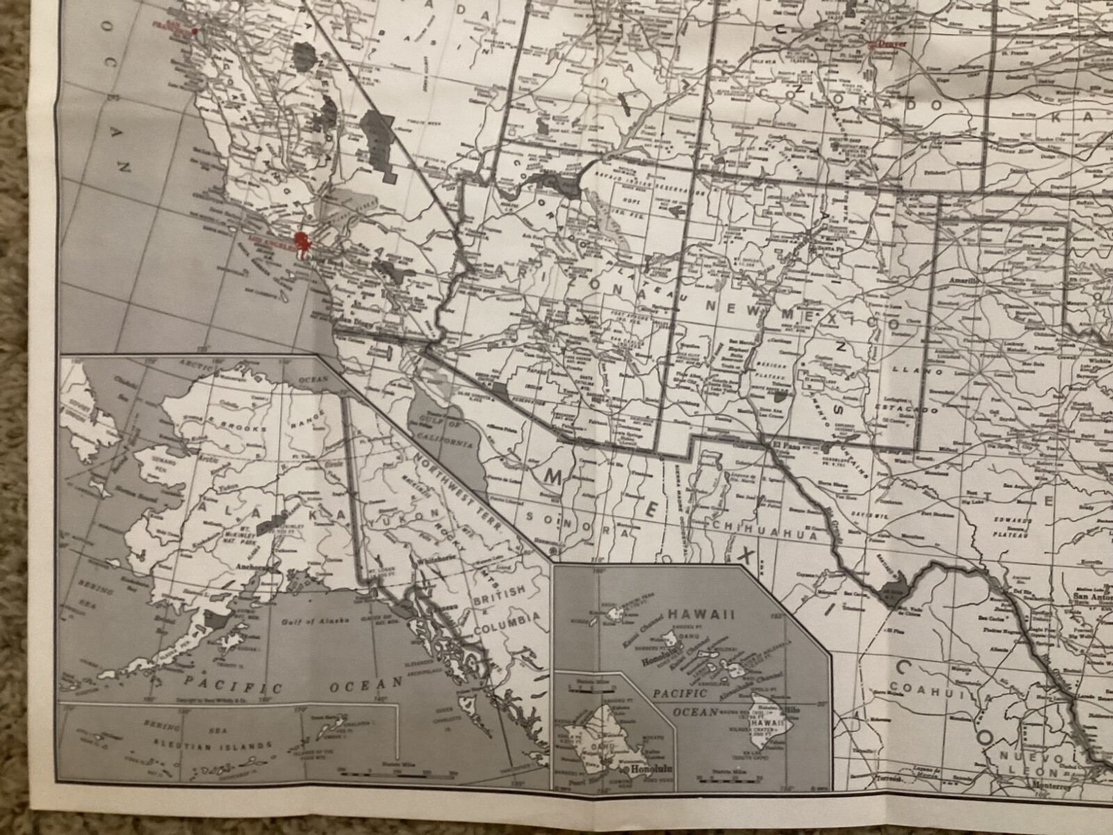 1979 CHICAGO AND NORTH WESTERN TRANSPORTATION COMPANY SYSTEM MAP