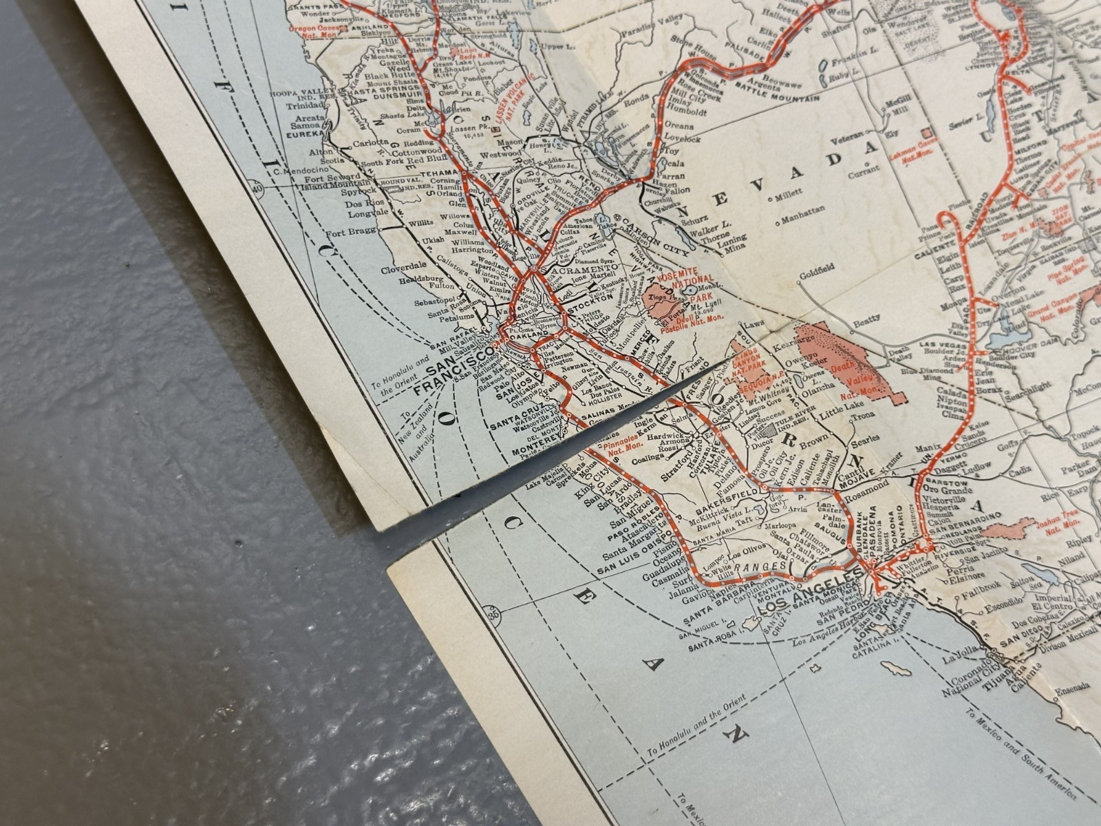 1956 UNION PACIFIC RAILROAD United States MAP Brochure