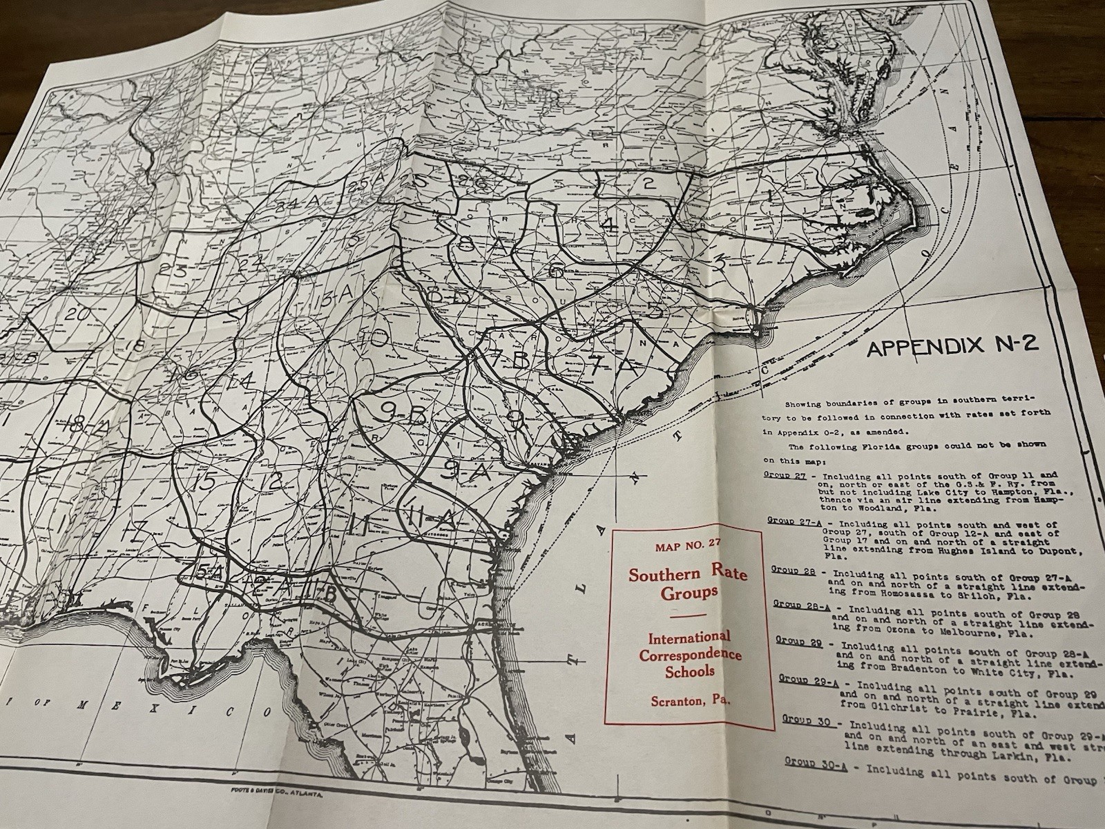 13 Antique Official Railroad Traffic Maps of the United States & Canada