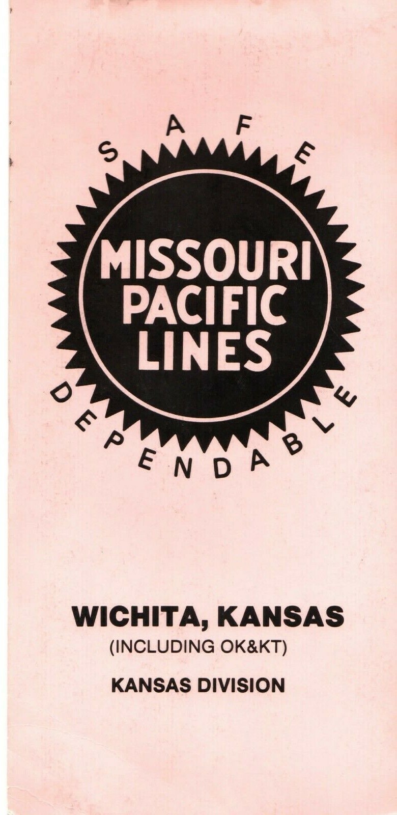 Missouri Pacific 1982 Wichita,KS Kansas Div ZTS Include (OK&KT) PDF Pages on DVD