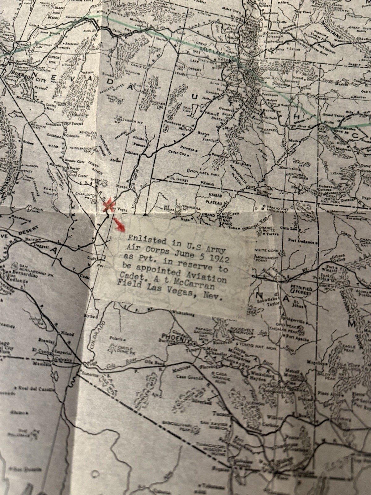 RARE 1940’s Railroad Map & Engineer/Fireman Senority List 1896-1942