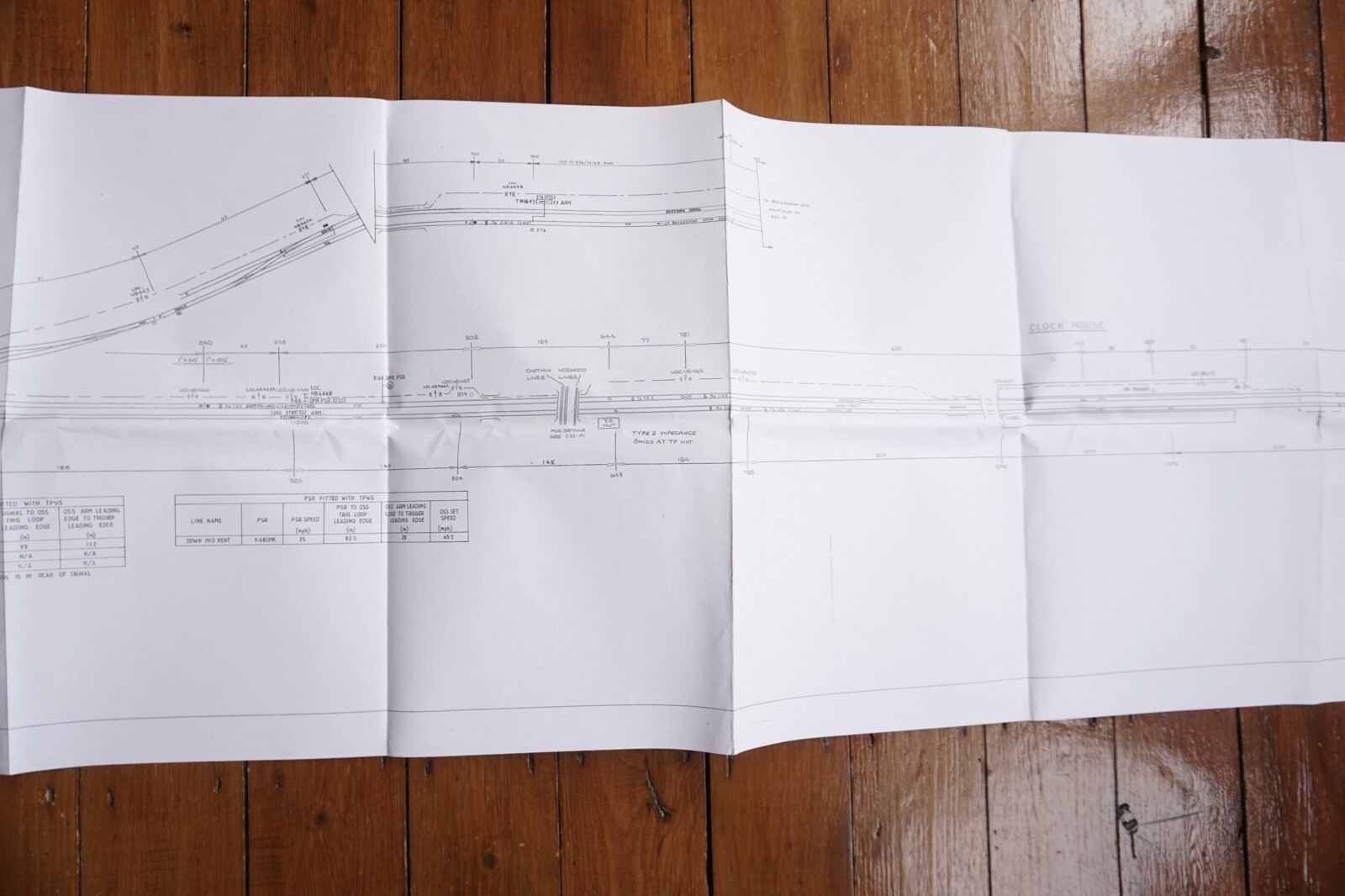 1983 London Bridge New Beckenham British Rail Railway Track Plan Map