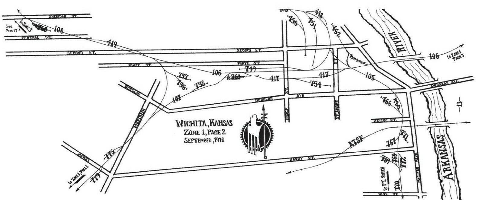 Missouri Pacific 1976 Wichita, KS Kansas Terminal Division PDF Pages on DVD