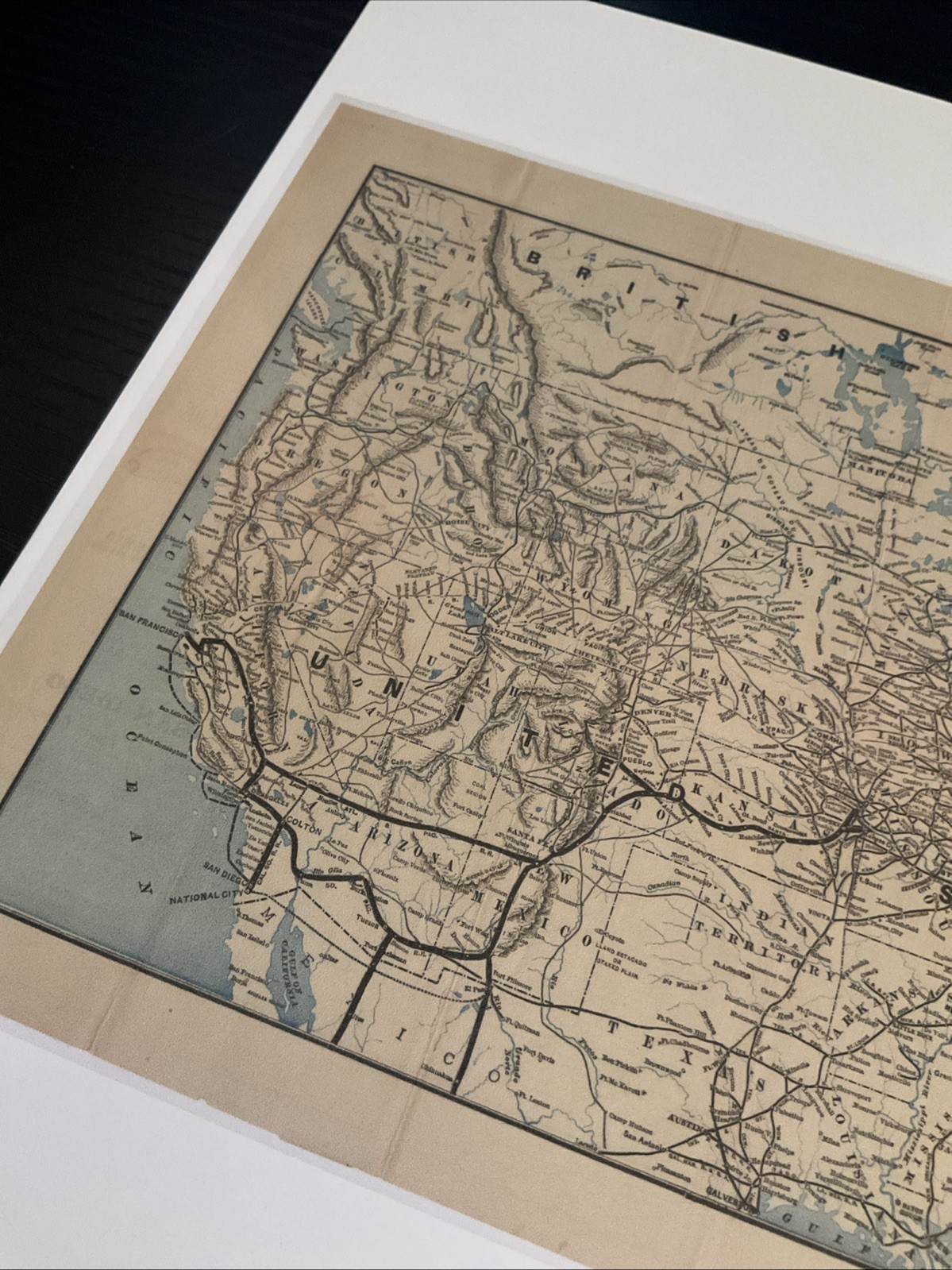 California Southern Railroad Map Santa Fe Railway