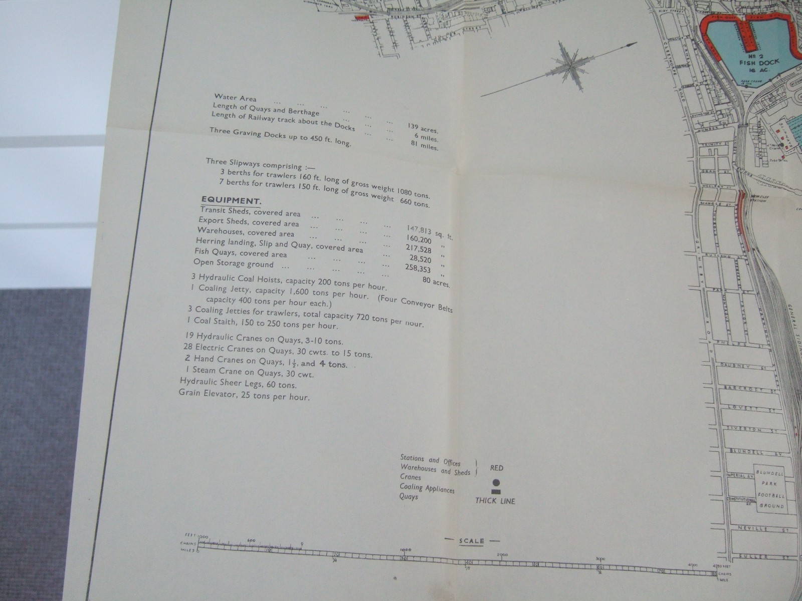 1936 Ports of the LNER Book. 11 Fold-Out Dock Plans. Dock Info, Steamer Services