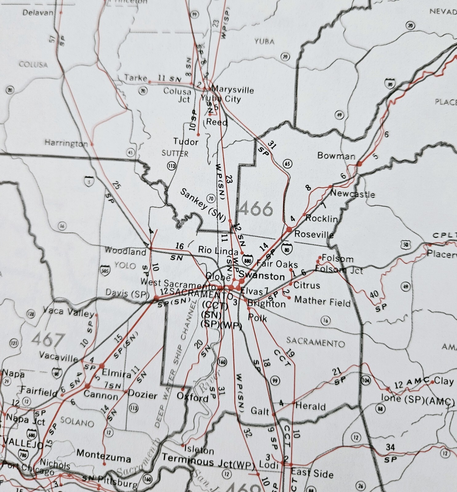 1975 US States Transportation Maps Set of 82 Fed Railroad Administration 22 x 17
