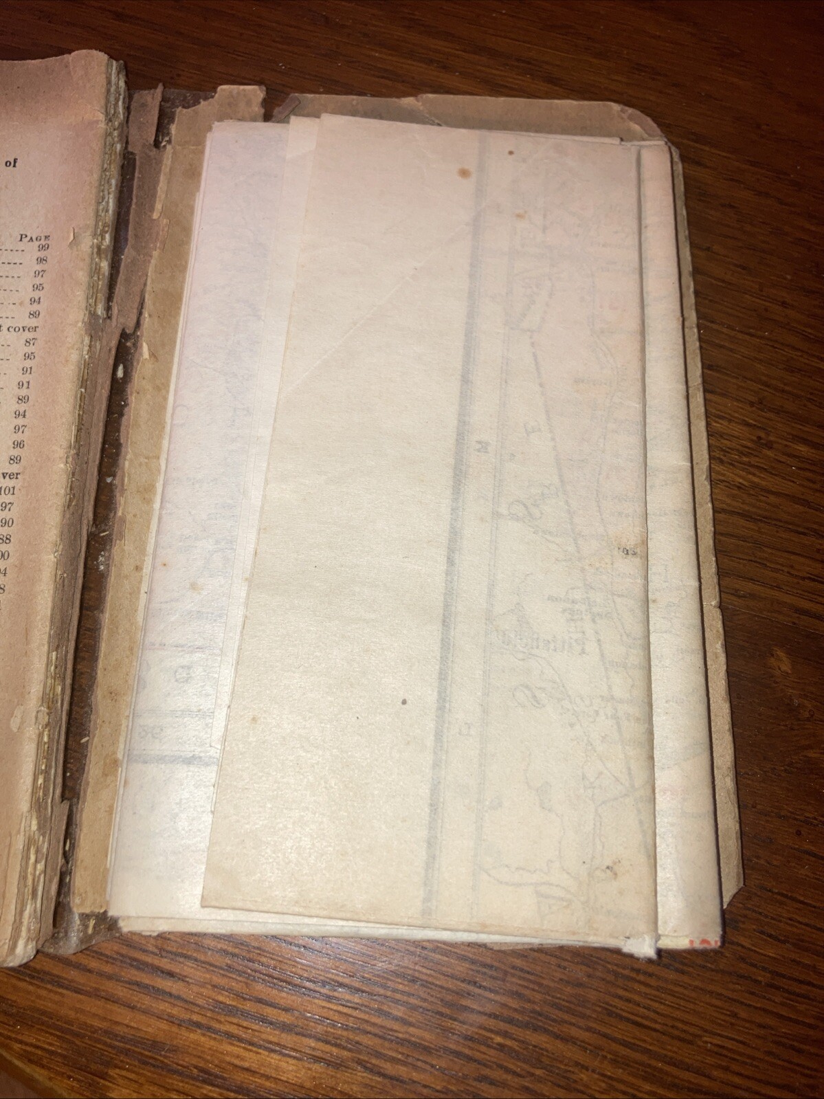 Rand McNally Pocket Map Of New York With Entire Railroad System 1908