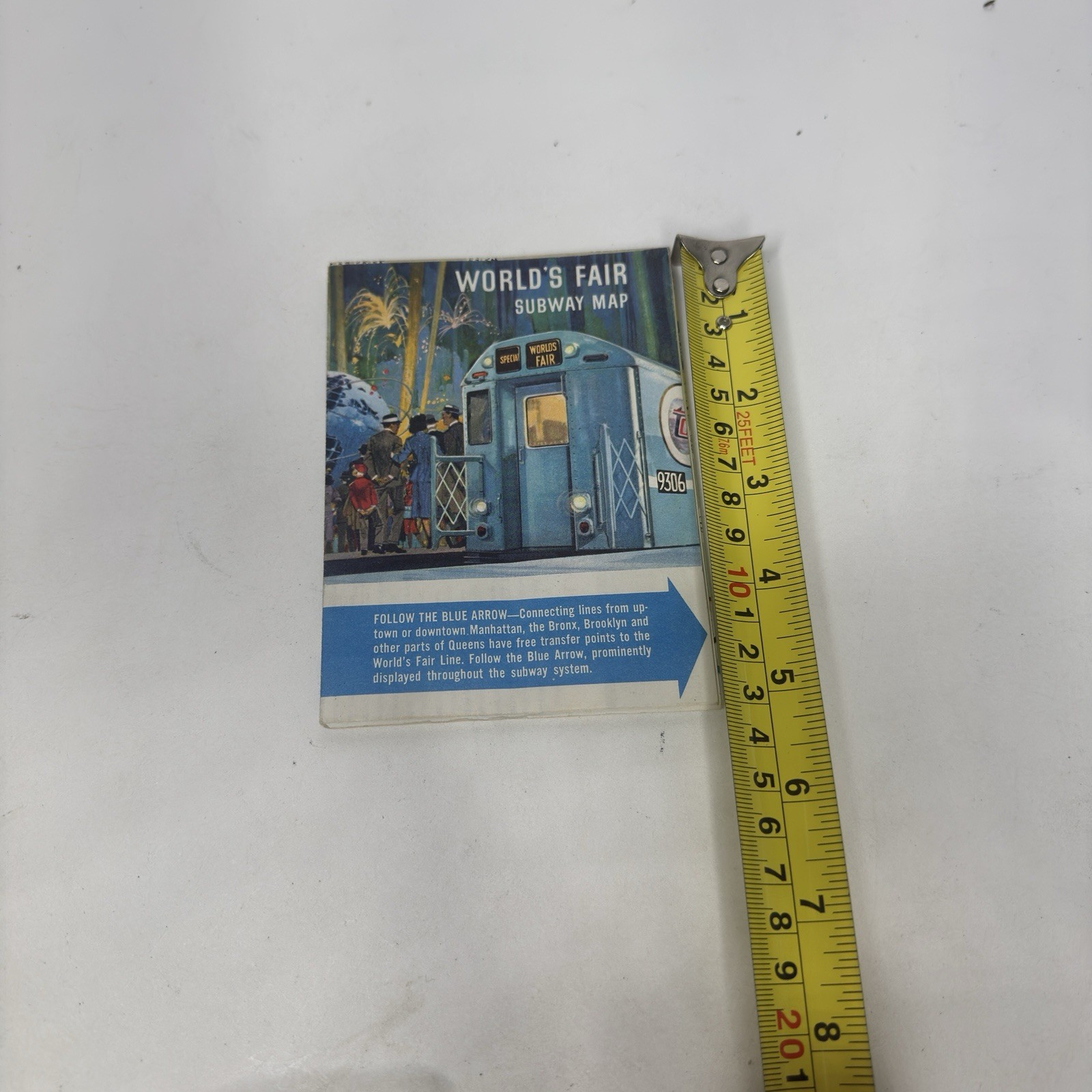 1964 NY Worlds Fair Subway Map New York City Transit Authority Vintage Original