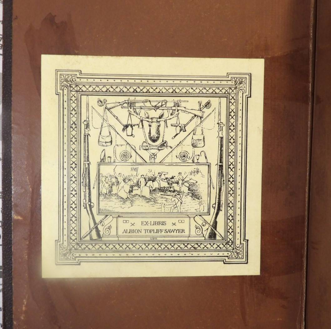 The Statistics and Gazetteer of NH Fogg 1874 + Railroad MAP C W Sawyer Bookplate