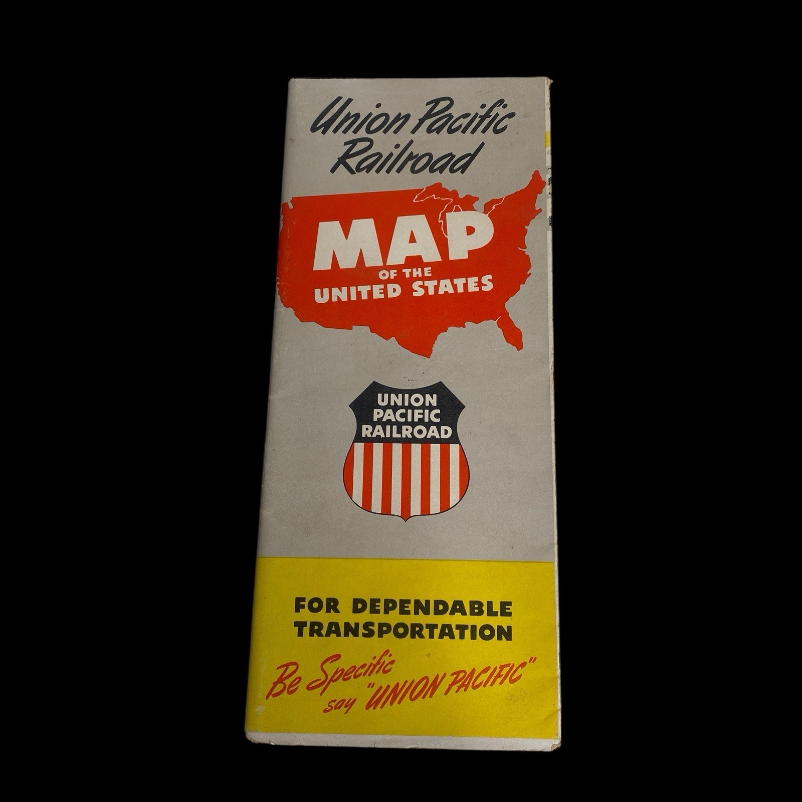 1956 UNION PACIFIC RAILROAD United States Map Train Connections Photos History