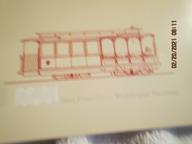 VINTAGE 1984 MUNICIPAL RAILWAY BUS LINES SAN FRANCISCO METRO CABLE CAR GUIDES