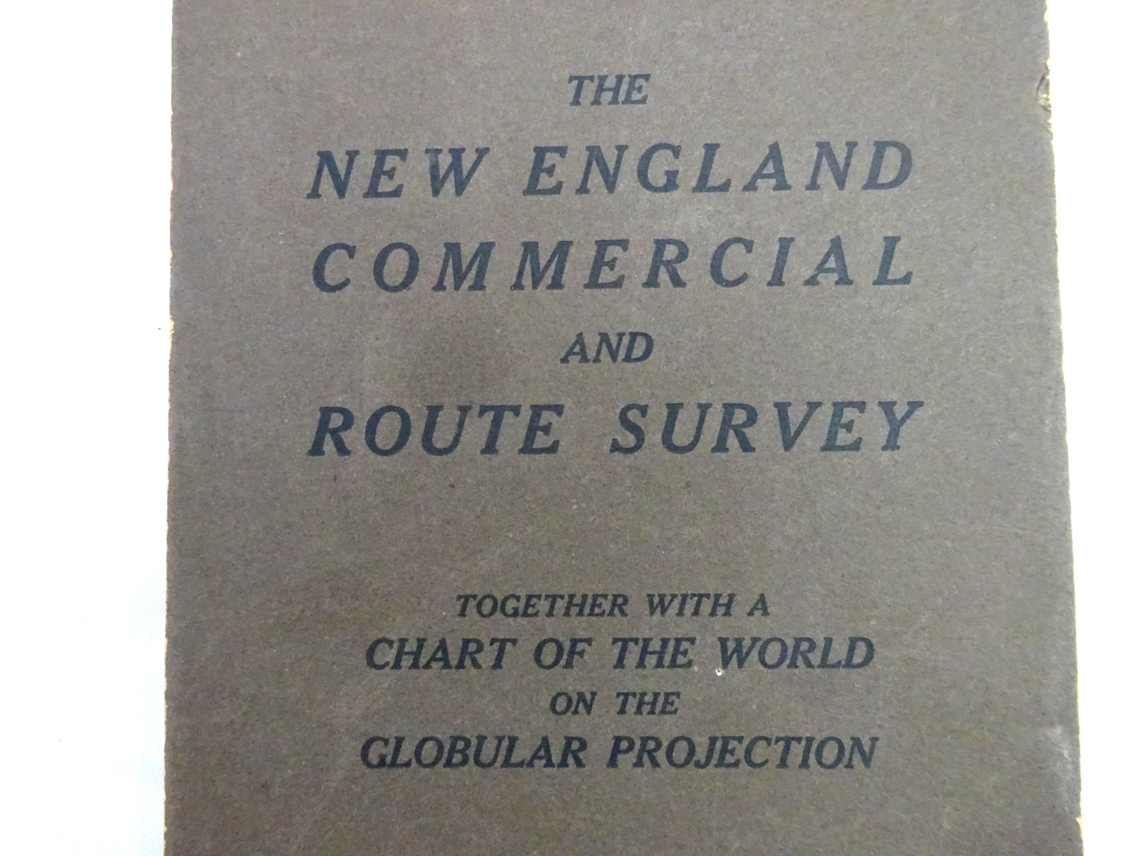 1913 FOLDING RAILROAD MAP NEW ENGLAND COMMERCIAL ROUTE SURVEY 45″x34″ BULLARD Co