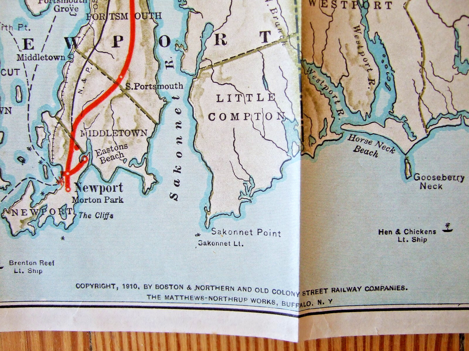 Original 1910 Boston & Northern Tri-State Trolley Map with 24 pg “Trolley Trips”