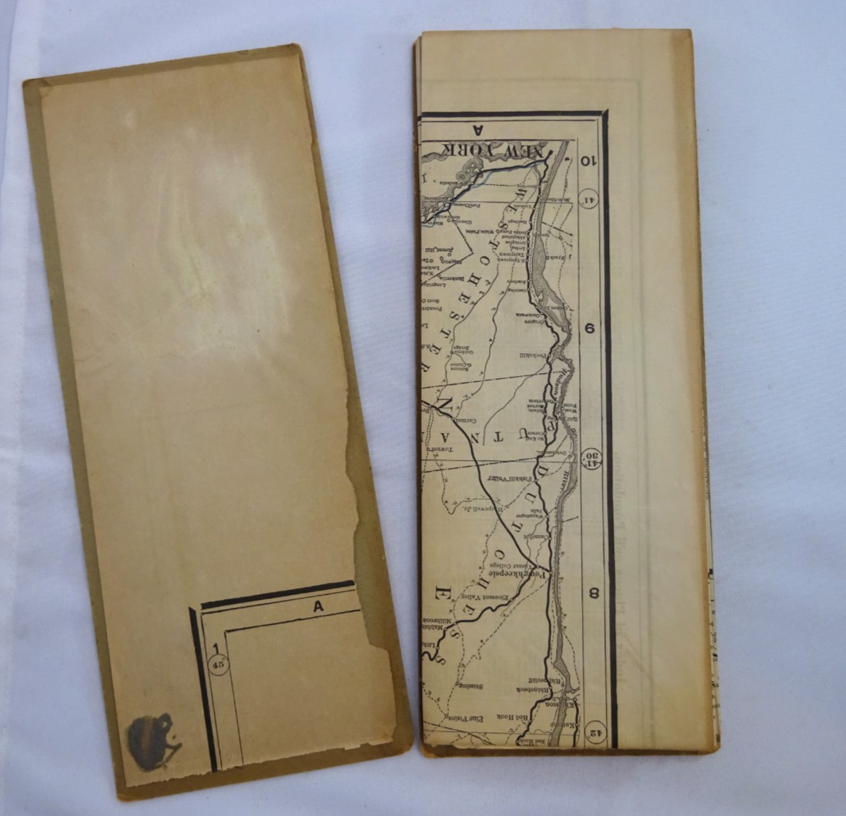 1913 FOLDING RAILROAD MAP NEW ENGLAND COMMERCIAL ROUTE SURVEY 45″x34″ BULLARD Co