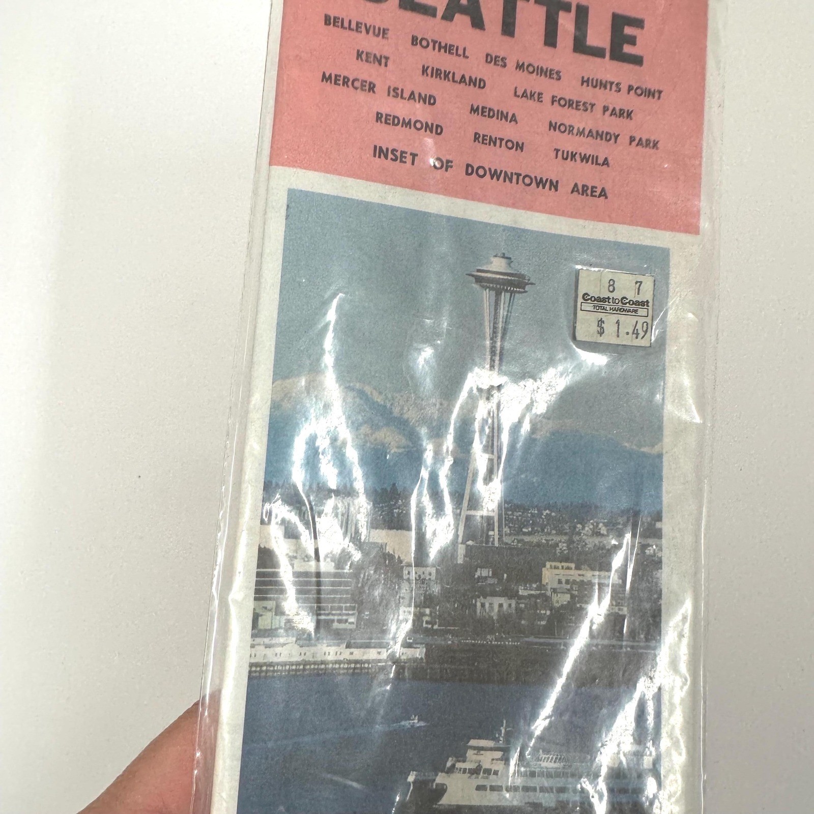 Vtg Road Maps Set of PNW paper ephemera for display, scrapbooking, crafting, etc