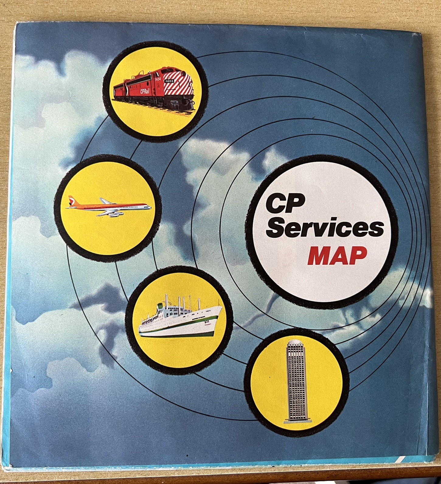 Canadian Pacific (CP) All Services Map 1969 – Foldout Map